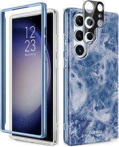 Galaxy S23 Ultra Marble Hard Durable Case - Redpepper Cases