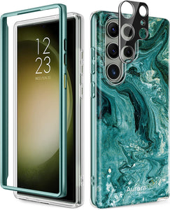 Galaxy S23 Ultra Marble Hard Durable Case - Redpepper Cases