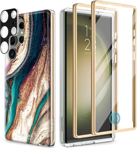 Galaxy S23 Ultra Marble Hard Durable Case - Redpepper Cases