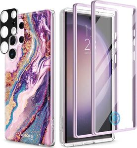 Galaxy S23 Ultra Marble Hard Durable Case - Redpepper Cases