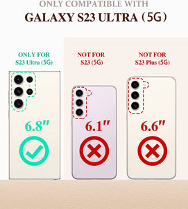 Galaxy S23 Ultra Marble Hard Durable Case - Redpepper Cases
