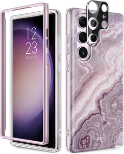 Galaxy S23 Ultra Marble Hard Durable Case - Redpepper Cases