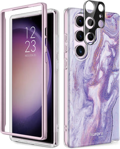Galaxy S23 Ultra Marble Hard Durable Case - Redpepper Cases