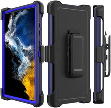 Load image into Gallery viewer, Galaxy S23 Ultra Multi Layer Belt Clip Shockproof Heavy Duty Case - Redpepper Cases