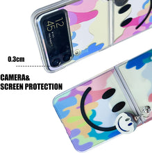 Load image into Gallery viewer, Galaxy Z Flip 4 Case Cute Pendant, Cute Smile Clear Z Flip 4 Case - Redpepper Cases
