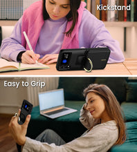 Load image into Gallery viewer, Galaxy Z Flip 4 Wallet Case Strap PU Leather Phone Case Stand Cover - Redpepper Cases