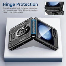 Load image into Gallery viewer, Galaxy Z Flip 5 Hinge Protection Military Grade Shockproof Case - Redpepper Cases