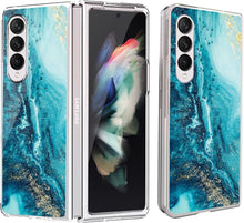 Load image into Gallery viewer, Galaxy Z Fold 4 5G Case, Colorful Marble Anti-Yellowing Premium Protective Case - Redpepper Cases