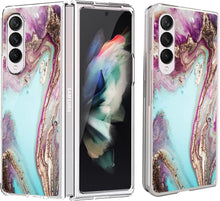 Load image into Gallery viewer, Galaxy Z Fold 4 5G Case, Colorful Marble Anti-Yellowing Premium Protective Case - Redpepper Cases