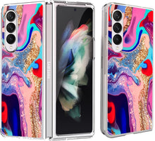 Load image into Gallery viewer, Galaxy Z Fold 4 5G Case, Colorful Marble Anti-Yellowing Premium Protective Case - Redpepper Cases