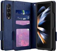Load image into Gallery viewer, Galaxy Z Fold 4 5G Case, Z Fold 4 Case Wallet Phone Cover Black - Redpepper Cases