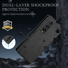 Load image into Gallery viewer, Galaxy Z Fold 4 5G Case, Z Fold 4 Case Wallet Phone Cover Black - Redpepper Cases