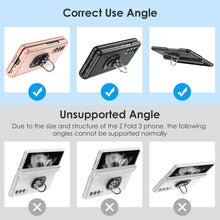Load image into Gallery viewer, Galaxy Z Fold 4 Case Hinge Protection &amp; Screen Protector Fiber Black - Redpepper Cases