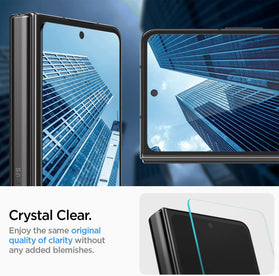 Galaxy Z Fold 4 Spigen designed Tempered Glass Screen Protector - Redpepper Cases