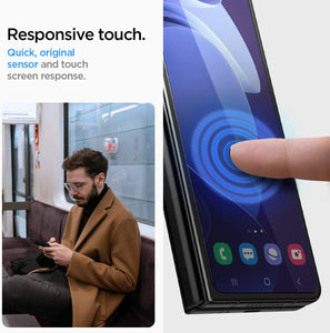 Galaxy Z Fold 4 Spigen designed Tempered Glass Screen Protector - Redpepper Cases