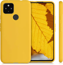 Load image into Gallery viewer, Google Pixel 4a 5G - Case Soft Slim Smooth Flexible Protective Phone Cover - Honey Yellow - Redpepper Cases