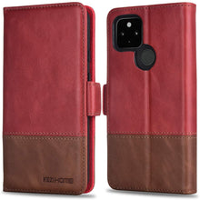 Load image into Gallery viewer, Google Pixel 5 Leather Flip Folio Wallet Case - Redpepper Cases