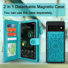 Load image into Gallery viewer, Google Pixel 6 Pro Detachable Magnet Wallet Case - Redpepper Cases
