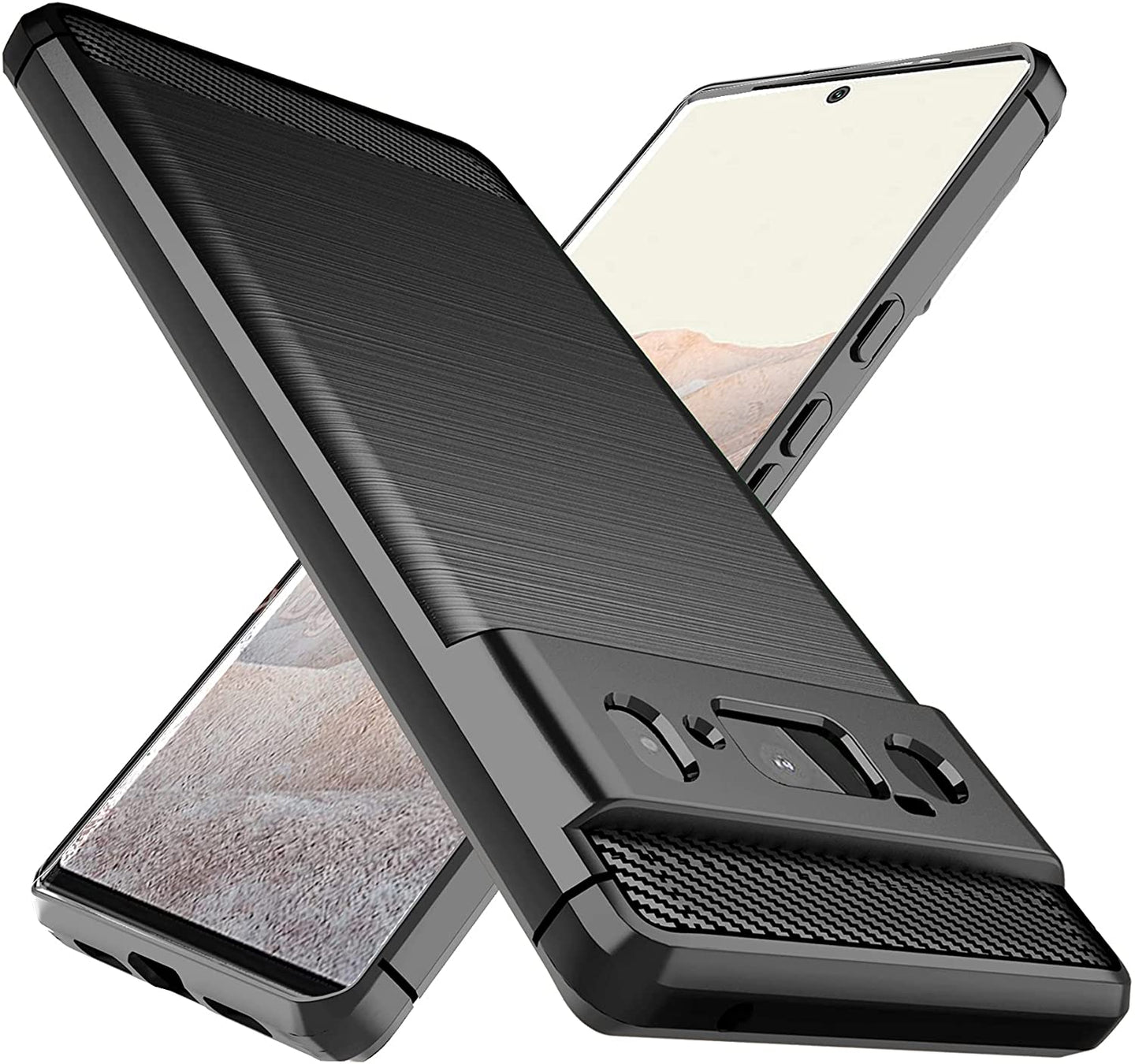 Google Pixel 6 Pro Flexible TPU Rubber Protective Case - Redpepper Cases