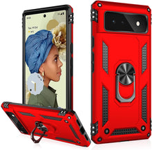Load image into Gallery viewer, Google Pixel 6 Ring Car Case with Screen Protector - Redpepper Cases