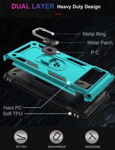 Google Pixel 6 Shockproof Heavy Duty Magnetic Kickstand Case - Redpepper Cases