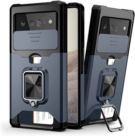 Google Pixel 6 Wallet Card Case with Camera Cover & Kickstand - Redpepper Cases