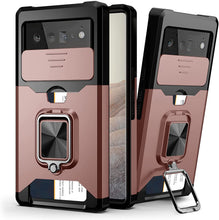 Load image into Gallery viewer, Google Pixel 6 Wallet Card Case with Camera Cover &amp; Kickstand - Redpepper Cases