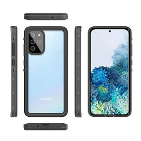 HongXingHai for Samsung Galaxy S20 Plus Waterproof Case Built-in Screen Protector Clear Case Shockproof Dustproof Snowproof Protective Cover for Galaxy S20 Plus - Redpepper Cases