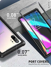 Load image into Gallery viewer, i-Blason Ares Clear Case for Galaxy Note 10 Plus/Note 10 Plus 5G 2019 Release, Dual Layer Rugged Clear Bumper Case Without Built-in Screen Protector (Black) - Redpepper Cases