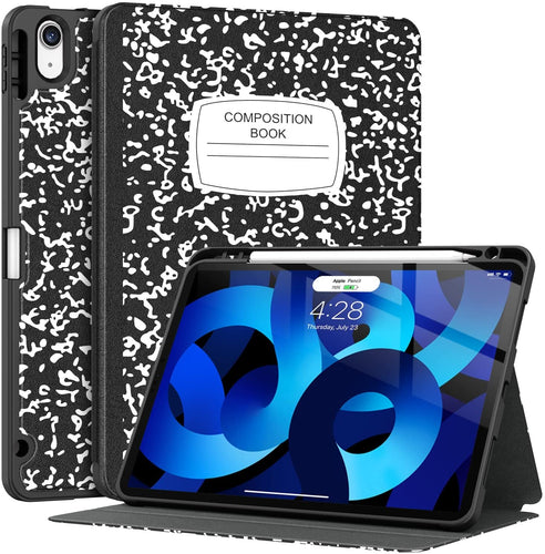 iPad Air 5 Case / ipad Air 4 case Pencil Holder Slim Lightweight Soft TPU Back Cover - Redpepper Cases