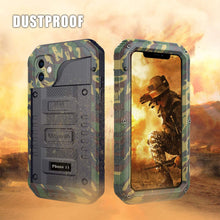 Load image into Gallery viewer, iPhone 11 Heavy Duty Built in Screen Protection Shockproof Metal Case - Redpepper Cases