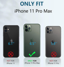 Load image into Gallery viewer, iPhone 11 Pro - Max Case Rugged Shockproof Protective Case Proof Protection Black - Redpepper Cases