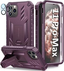 iPhone 11 Pro - Max Case Rugged Shockproof Protective Case Proof Protection Black - Redpepper Cases