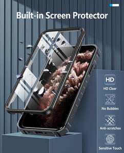 iPhone 11 Pro - Max Case Rugged Shockproof Protective Case Proof Protection Black - Redpepper Cases