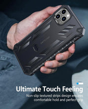 Load image into Gallery viewer, iPhone 11 Pro - Max Case Rugged Shockproof Protective Case Proof Protection Black - Redpepper Cases
