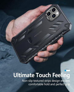 iPhone 11 Pro - Max Case Rugged Shockproof Protective Case Proof Protection Black - Redpepper Cases