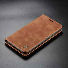 Load image into Gallery viewer, iPhone 11 Pro Max Leather Magnetic Credit Card Wallet Case - Redpepper Cases