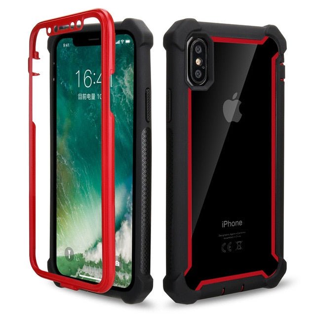 iPhone 11 Pro XS Max Shockproof Heavy Duty Protection Armor TPU Case - Redpepper Cases