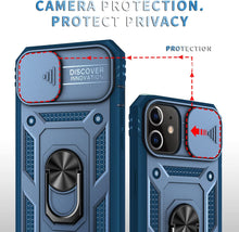 Load image into Gallery viewer, iPhone 11 Slide Camera Cover Kickstand Case - Redpepper Cases
