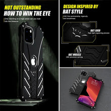 Load image into Gallery viewer, iPhone 11 Tough Bumper Shockproof Aluminum Alloy Frame Bat Style Metal Case - Redpepper Cases