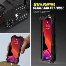 Load image into Gallery viewer, iPhone 11 Tough Bumper Shockproof Aluminum Alloy Frame Bat Style Metal Case - Redpepper Cases