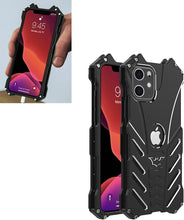 Load image into Gallery viewer, iPhone 11 Tough Bumper Shockproof Aluminum Alloy Frame Bat Style Metal Case - Redpepper Cases