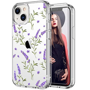 iPhone 13 Mini Case Screen Protector Clear Cover Cute Colorful Blooming Floral - Redpepper Cases