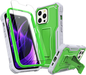 iPhone 13 Pro Dual Layer Shockproof Heavy Duty Kickstand Case - Redpepper Cases