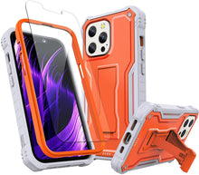 Load image into Gallery viewer, iPhone 13 Pro Dual Layer Shockproof Heavy Duty Kickstand Case - Redpepper Cases