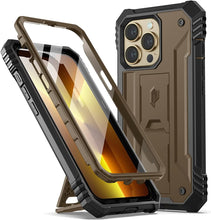 Load image into Gallery viewer, iPhone 13 Pro Full Body Rugged Dual Layer Shockproof Kickstand Case. - Redpepper Cases