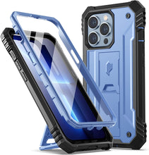 Load image into Gallery viewer, iPhone 13 Pro Full Body Rugged Dual Layer Shockproof Kickstand Case. - Redpepper Cases