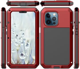 iPhone 13 Pro Heavy Duty Shockproof [Tough Armour] Aluminum Metal Case. - Redpepper Cases
