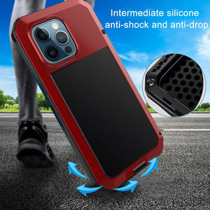 iPhone 13 Pro Heavy Duty Shockproof [Tough Armour] Aluminum Metal Case. - Redpepper Cases