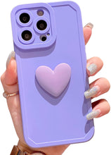 Load image into Gallery viewer, iPhone 13 Pro Max 3D Love Heart Shockproof Case. - Redpepper Cases